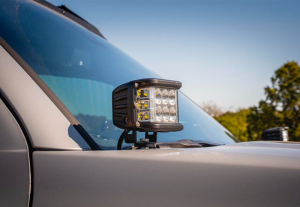 Toyota 4Runner Ditch Light Brackets Kit - Cali Raised LED - Low Profile - `10-`24 Toyota 4Runner Ditch Light Brackets Kit - Cali Raised LED - Low Profile - `10-`24